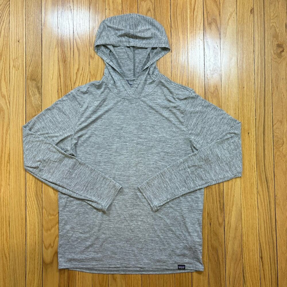 Patagonia Capilene Cool Daily Hoody Men's M Gray Long Sleeve UPF Protection